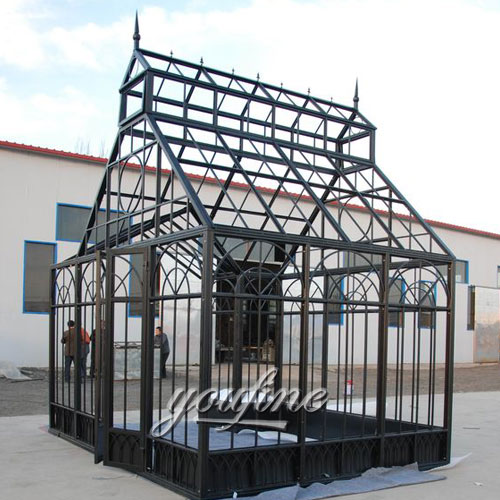 Hot selling small outdoor metal 5×5 gazebo frame for castle design