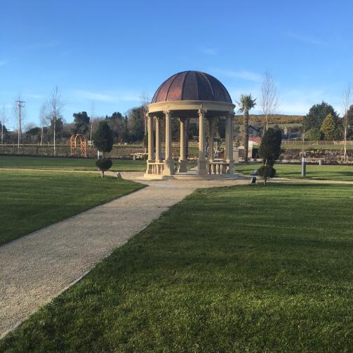 Classical Beige marble gazebo for UK Clients